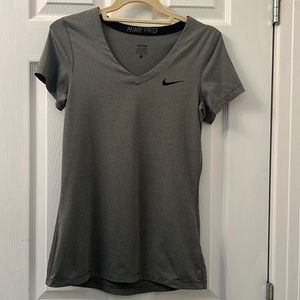 Nike pro V-neck